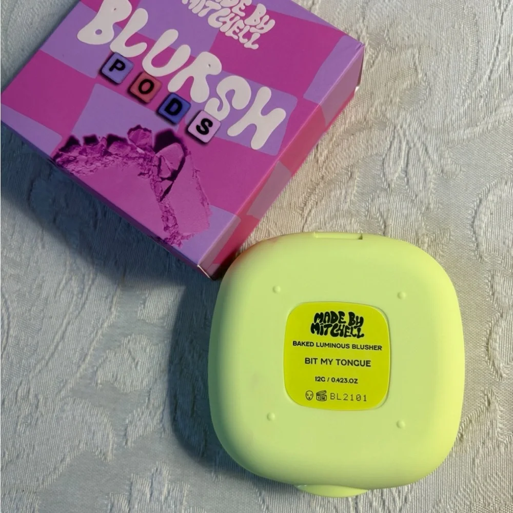 Made by Mitchell Blursh Pods Baked Blush & Brush Bundle Bit My Tongue BNIB